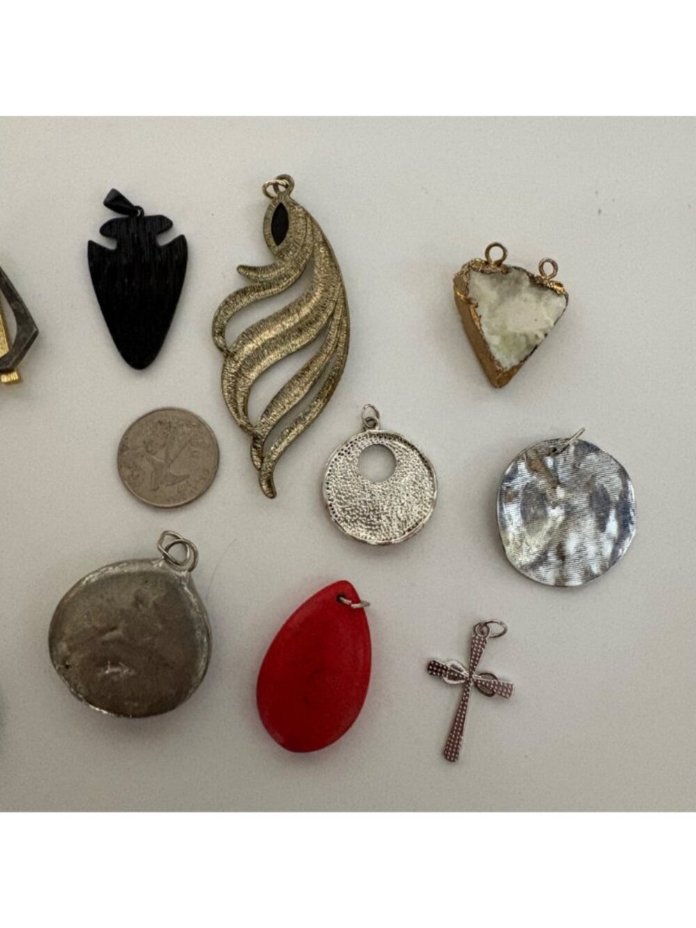 Lot of 15 Necklace Pendants Jewelry Bundle JL4 - Picture 7 of 7